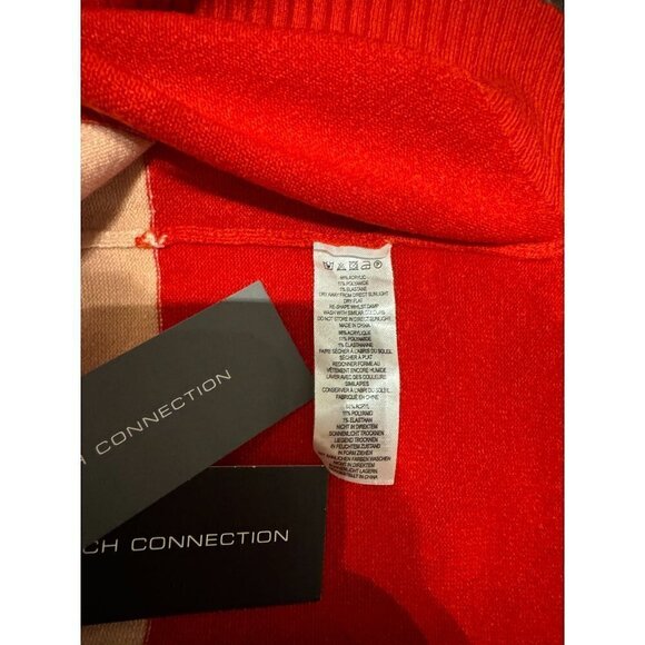 French Connection Striped Dolman Sleeve Crewneck Sweater NWT - Picture 5 of 5